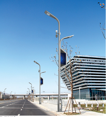 Straßenbeleuchtungsstange Strahlung 30W 40W 60W Smart intelligentes Abfragungsmikro 5g der feuchtigkeitsfesten intelligenten Warnung der Straßenlaterne intelligenten